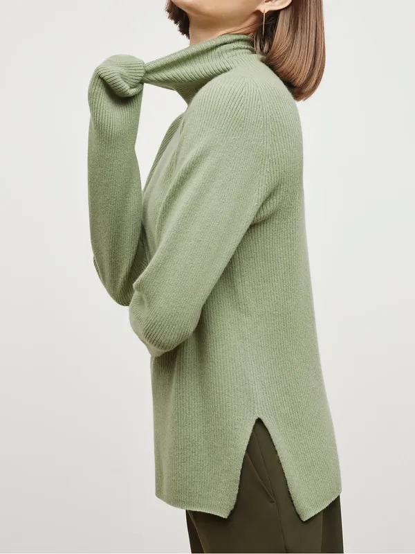M.M. LaFleur McKenzie Silk Cashmere Sweater, Small - Image 3