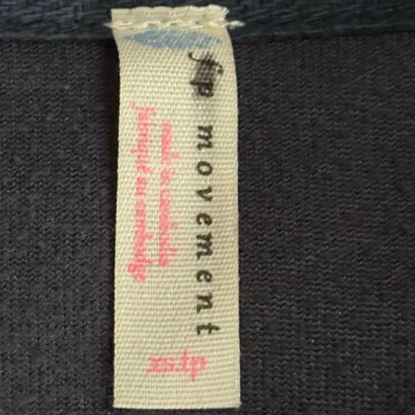 Free People Movement Navy Blue Hooded Pullover Terry Size‎ XS EUC - Image 6