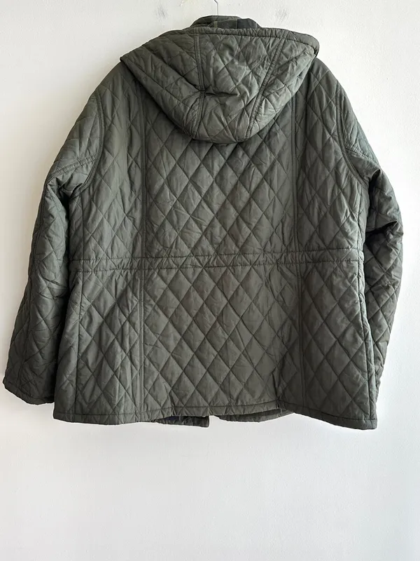 Barbour Women’s Millfire Quilt Jacket, Olive/Classic, Size 2X - Image 12