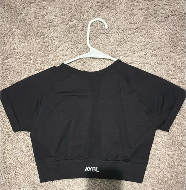 AYBL Cropped Workout Top - Image 2