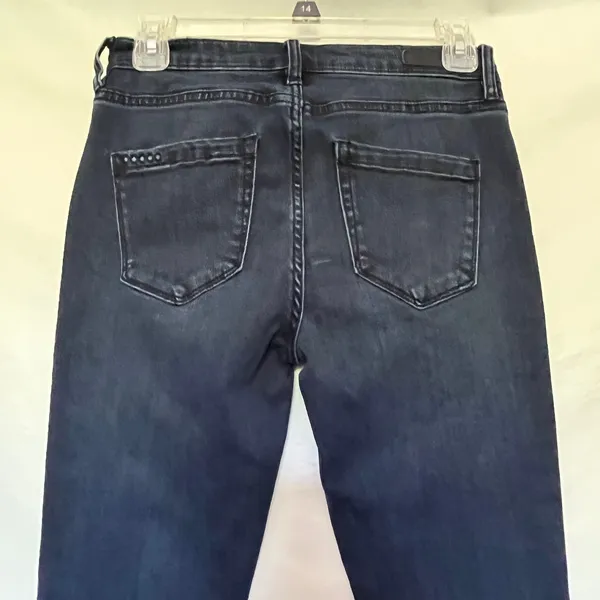 BlankNYC Skinny Lace UP Fly Womens Jeans Size 26 Tie Closure Y2K Grunge - Image 5
