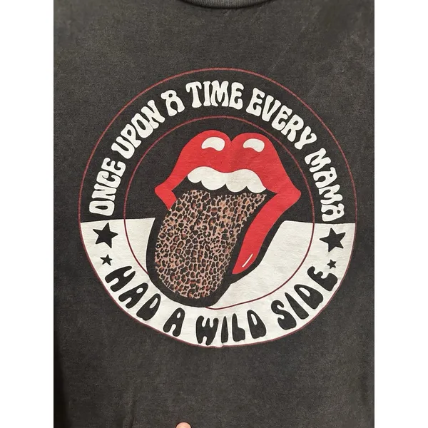 Lane Seven Vintage Rolling Stones Once Upon a Time Every Mama Had a Wild Side L - Image 2
