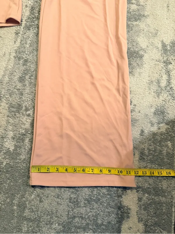 SHEIN Peach Wide-Leg High Waist Trousers - Image 7