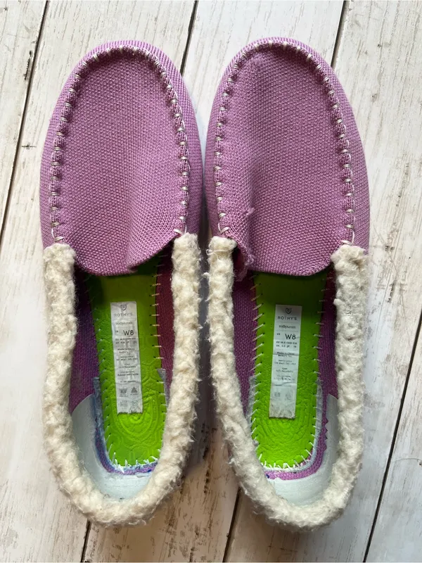 Rothys “Limited Edition” Lavender Merino Slipper Size 8 - Image 6