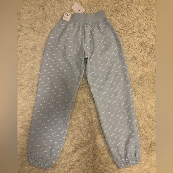 Nike Sky Blue Women’s Oversized Fit Sportswear Fleece Jogger Size XS - Image 2