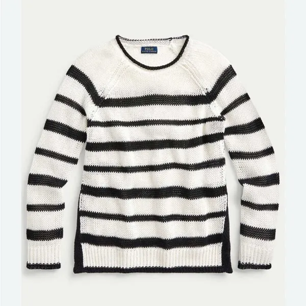 Polo Ralph Lauren Women's Crew Striped Knit Sweater - Image 2