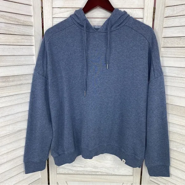 LIV Outdoor Kendall Crossover Back Pullover Hoodie‎ Sweatshirt Blue Large - Image 9