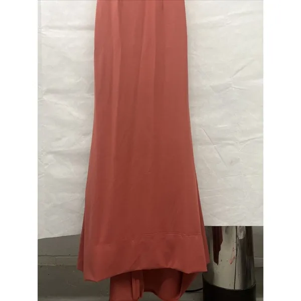NEW Sz 4 BHLDN Katie May open back bow Madison Dress Gown Wedding dark pink - Image 5