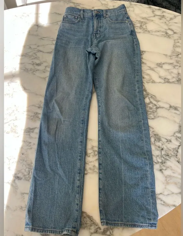 NWT Madewell The '90s Straight Jean 23 broken zipper needs repair/replacement - Image 7