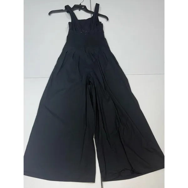 WEWOREWHAT Pleated Scoop Neck black Jumpsuit size 6 - Image 6