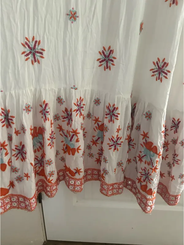 Ruby Yaya Smocked Waist Boho Mixed Print Dress - Image 6