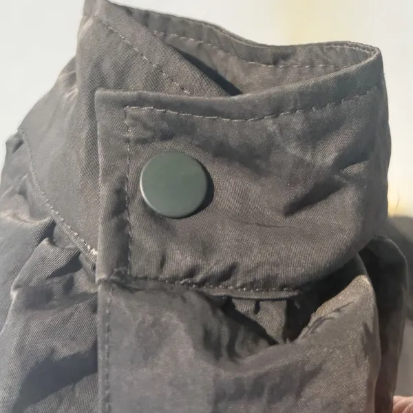 Future Collective Jenny K Lopez Nylon Bomber Utility Cargo Jacket Dark Grey M - Image 11