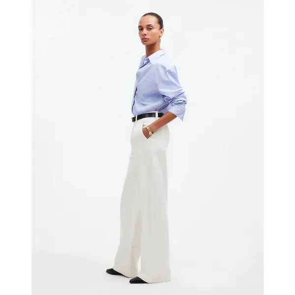 Madewell The Harlow Wide Leg Jean Airy Denim Edition Tile White Casual 29 NWT - Image 3