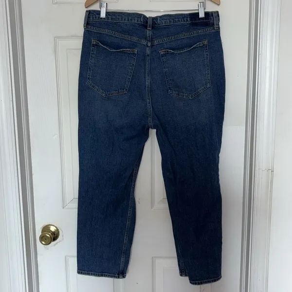 Abercrombie & Fitch The Ankle Straight Ultra High Rise Jeans Blue Size 16 - Image 2