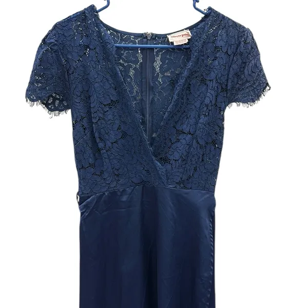 Showpo Kiss Of True Love Blue Lace Bodice Wrap Skirting Maxi Dress Womens 6 - Image 12