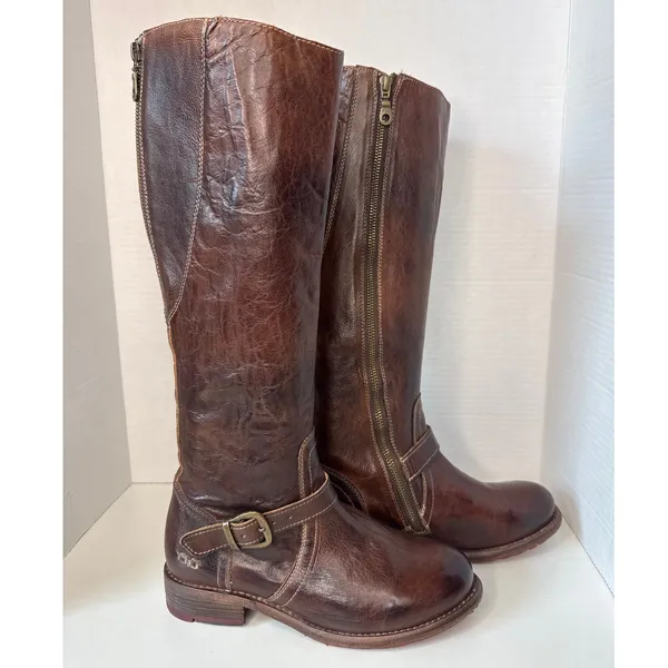 Bed Stu Glaye Tall Riding Knee High Boots Rustic Teak 8.5 - Image 7