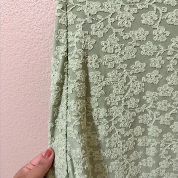 Zesica Cottagecore Mint Lace Strapless Midi Dress Size S Romantic Spring NWOT - Image 3