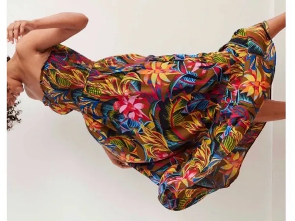 Aerie Strapless Smocked Maxi Dress - Image 8