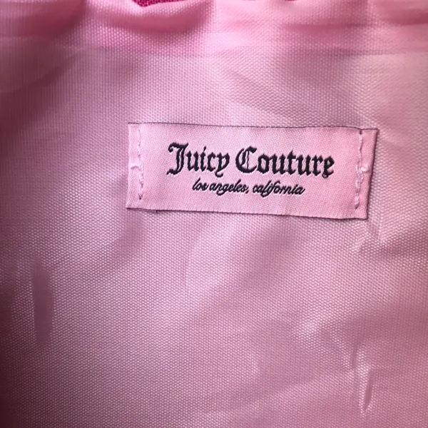 NWOT Juicy Couture Makeup Bag Velour Pink - Image 11