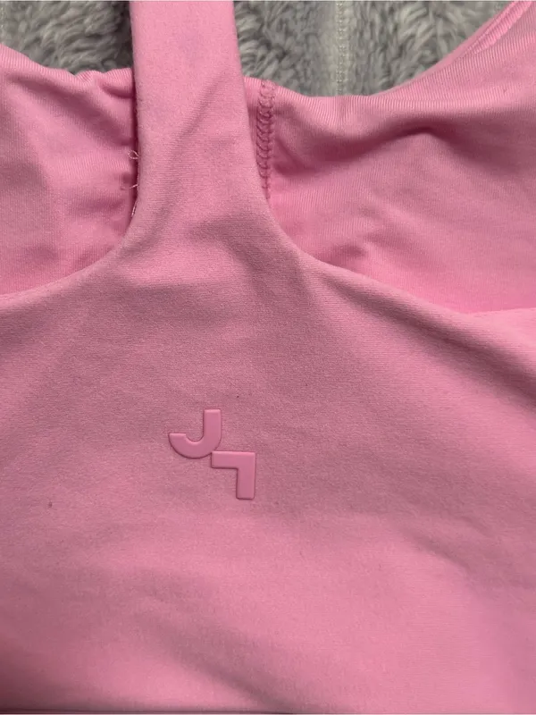 JoyLab Pink T-Back Crop Sports Bra - Image 3