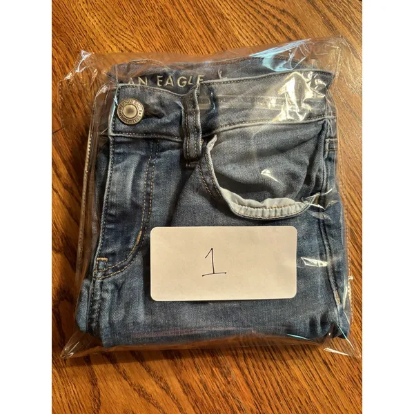 American Eagle, NE(X)T level stretch, Womens, Size US 4,Blue Denim,Jeggings‎ - Image 13