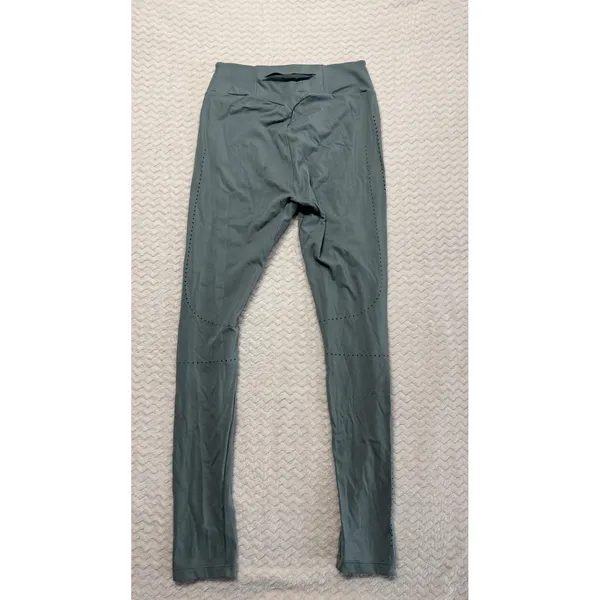 Gymshark Energy Seamless Leggings Sage Green Laser Cut Eyelet Medium GLLG3227 - Image 3