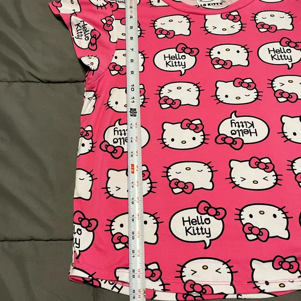 Hello Kitty Pink and White Sleepwear Top Only - Image 3