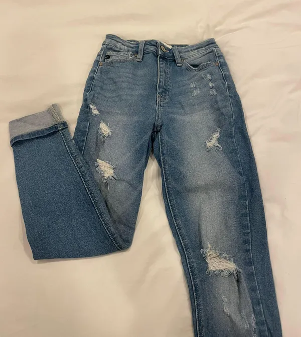 KanCan USA Ripped Jeans Medium Wash - Image 2