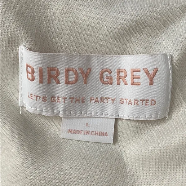 Birdy Grey Kira One-Shoulder Maxi Dress in the "Pressed Floral" Pattern - Image 8