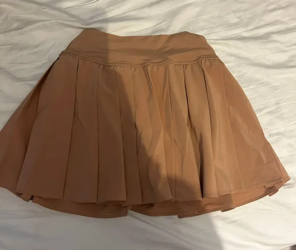 Aerie Women's Tan Tennis Skirt - Image 6