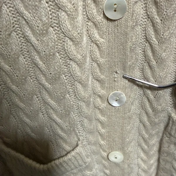 Valerie Stevens 100% cashmere cardigan size medium‎ - Image 9