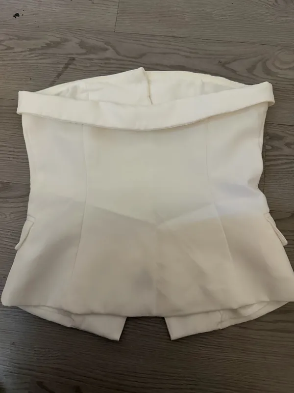 Princess Polly White corset button top - Image 2