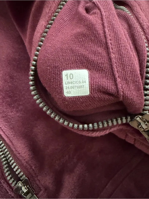 Lululemon 10 Define Jacket Velvet Full Zip - Image 5