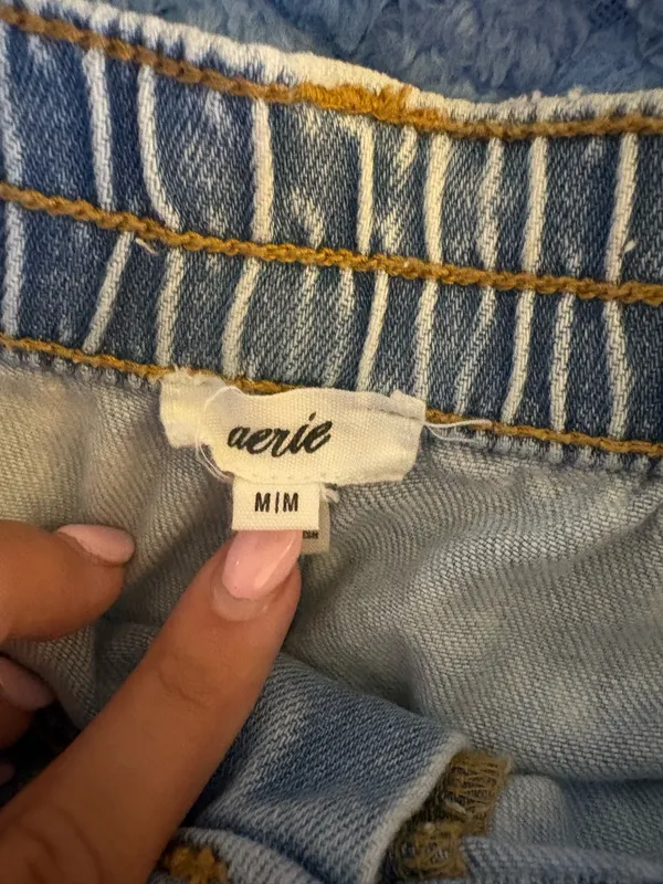 Aerie Jean Shorts Distressed - Image 2