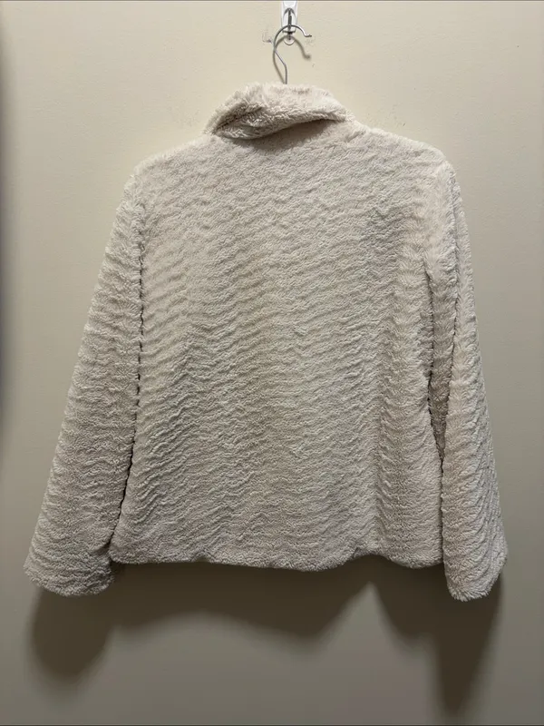 Patagonia Cream Plush Teddy Jacket - Image 3