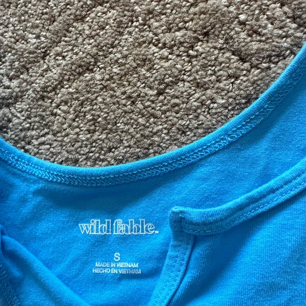 Wild Fable blue  tank top - Image 4