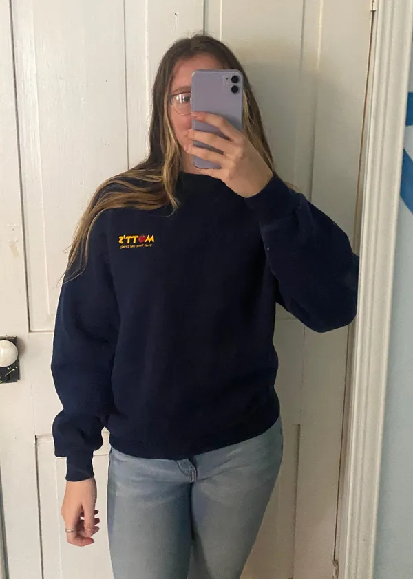 MOTTS navy blue crewneck - Image 3