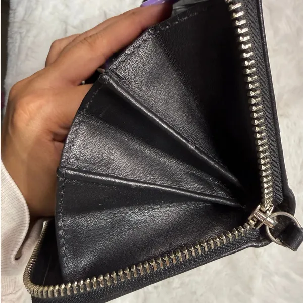 COACH y2k Black Canvas Leatherware Legacy Signature Wallet - Image 8
