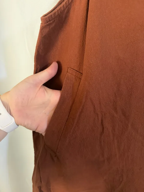 Amazon Burnt Orange Jumpsuit - Image 4