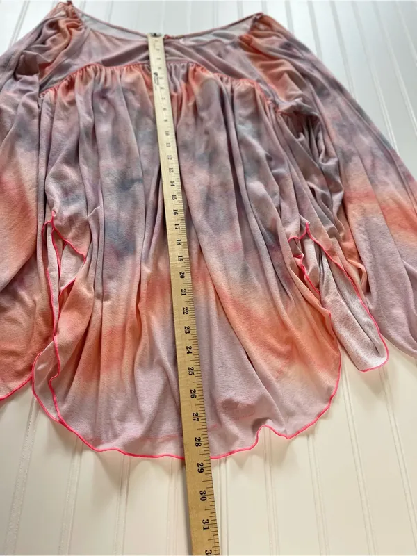 Free People Mystic Tie Dye Tunic Top Pink Lavender Watercolor‎ in Medium - Image 8