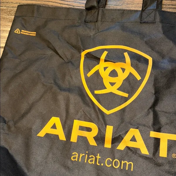 Ariat large Black Tote with Gold Logo - Image 3