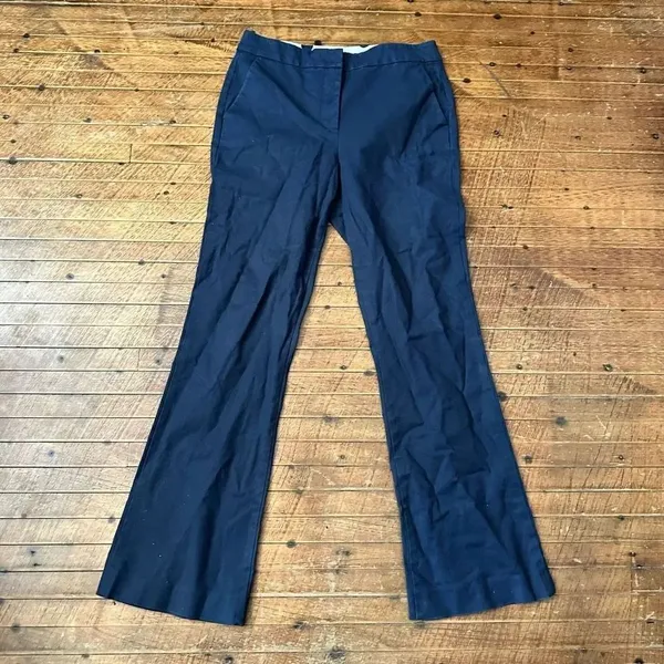 Boden navy blue flat front US6 business casual royalcore slacks - Image 2