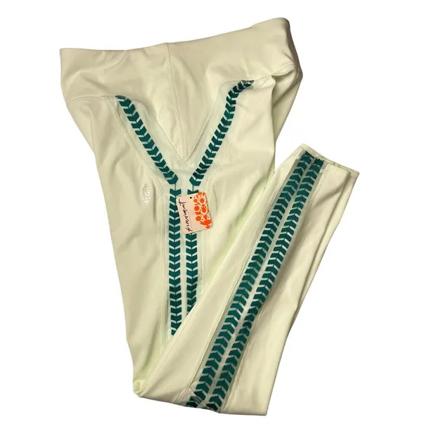 Free People Movement women’s Desert Renegade Leggings Aqua Glass M NWT - Image 6