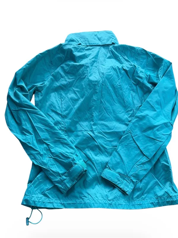 Columbia Womens Packable Lightweight Rain Jacket Windbreaker Teal Blue Size M⁠ - Image 9