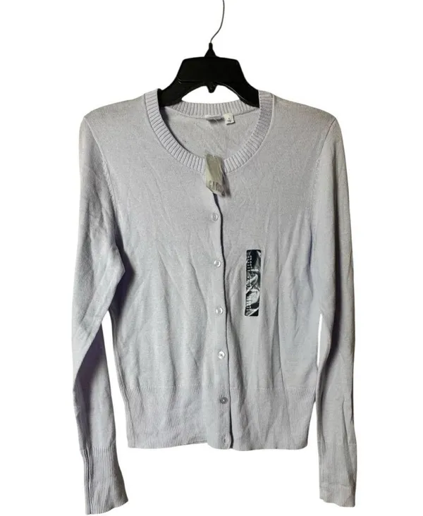 Gap Women’s Light Purple Button-Up Cardigan Sz S - Image 2