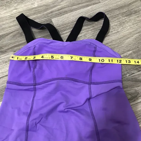 Lululemon Purple Workout Tank Top; size 4 women’s - Image 2