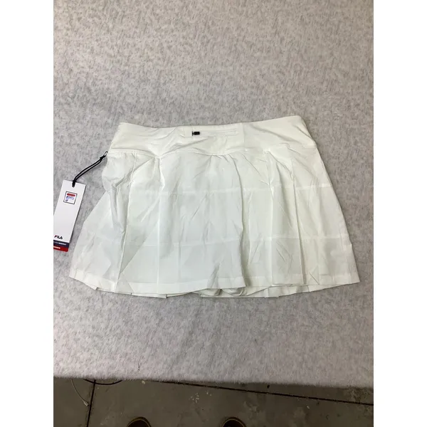 Fila PerformaEnergy Womens Woven Pleated Tennis Skort White Size M see pictures - Image 6