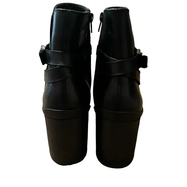 👢 Naturalizer Aimee Water Resistant Zip Bootie Black 10W 👢‎ - Image 5