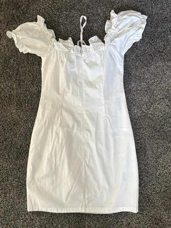SHEIN White Dress Size Medium 0321 - Image 4