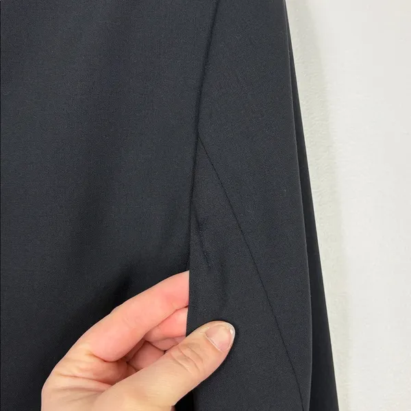 Express Longline Wool Blazer Womens Size 6 Black Career Office - Image 7